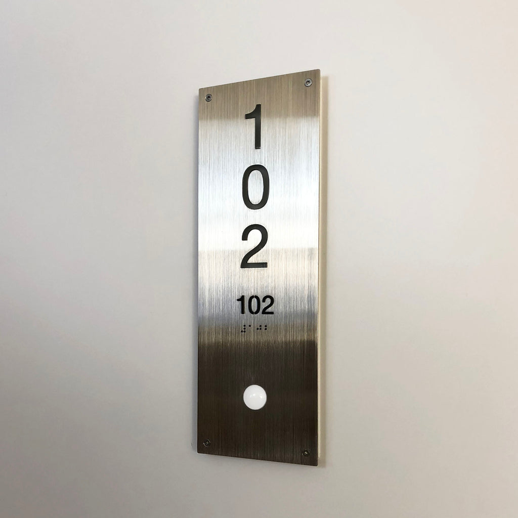 Custom Unit Number Sign Examples