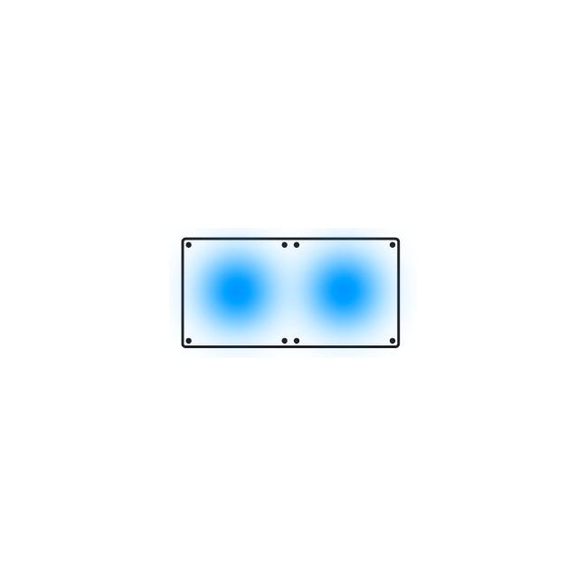 NMIP Illuminated Panels for 3" NMP Residential Numeral Plates