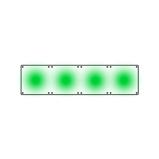 NMIP Illuminated Panels for 3" NMP Residential Numeral Plates