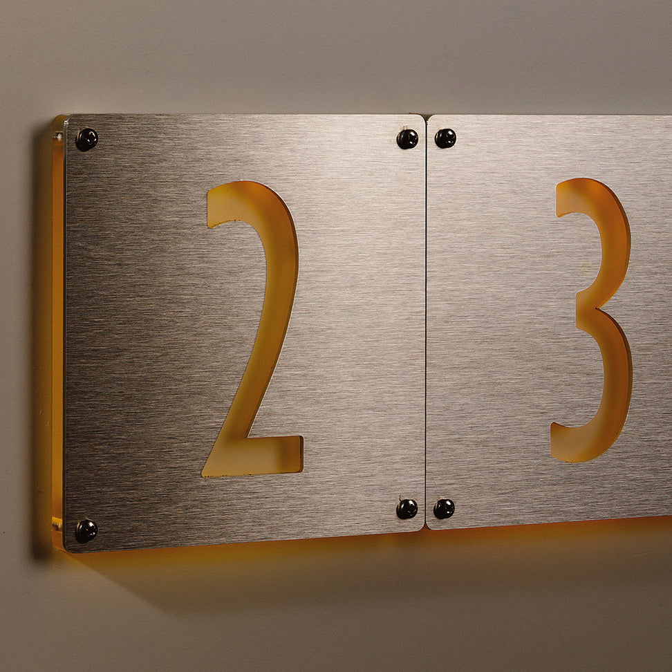 NMIP Illuminated Panels for 3" NMP Residential Numeral Plates
