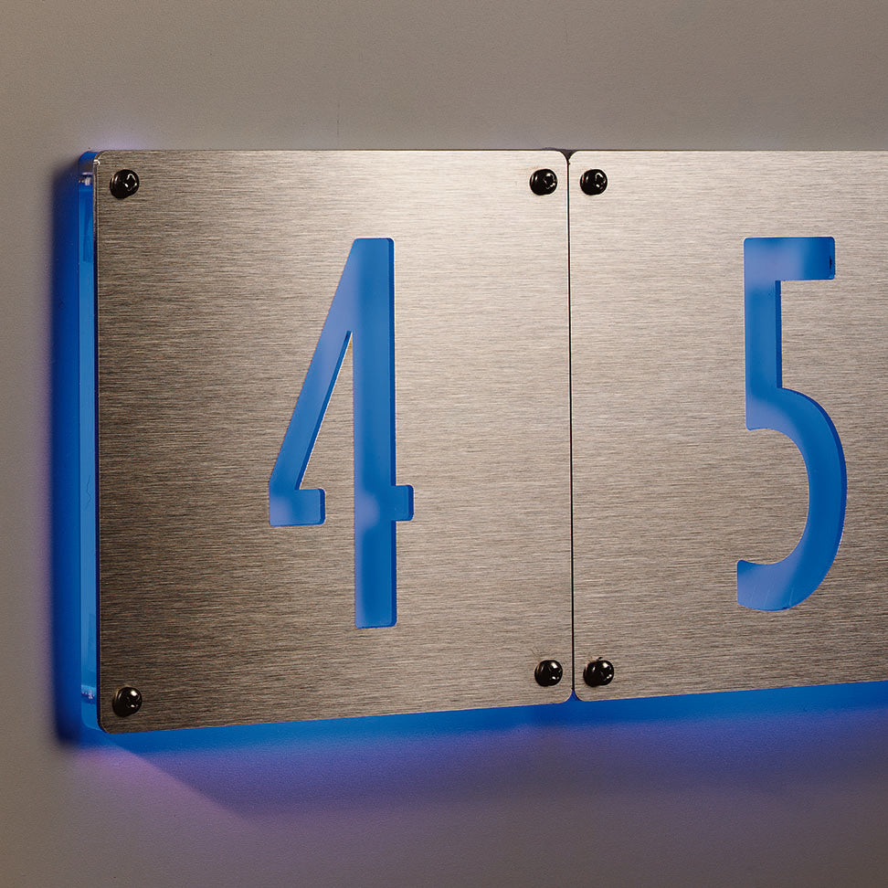 NMIP Illuminated Panels for 3" NMP Residential Numeral Plates