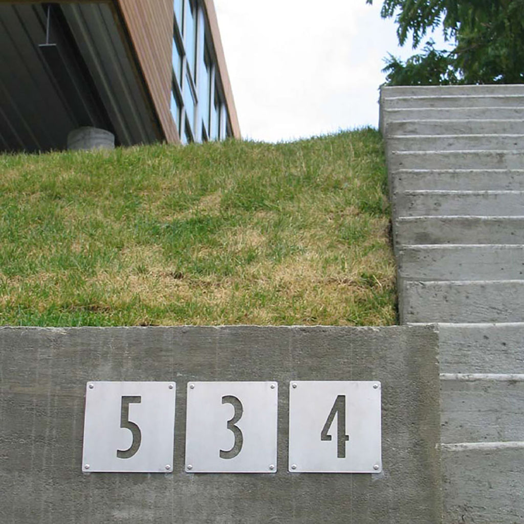 3" NMP Residential Numeral Plates