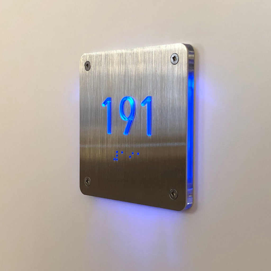 NMR-4X4 Unit Number Signage