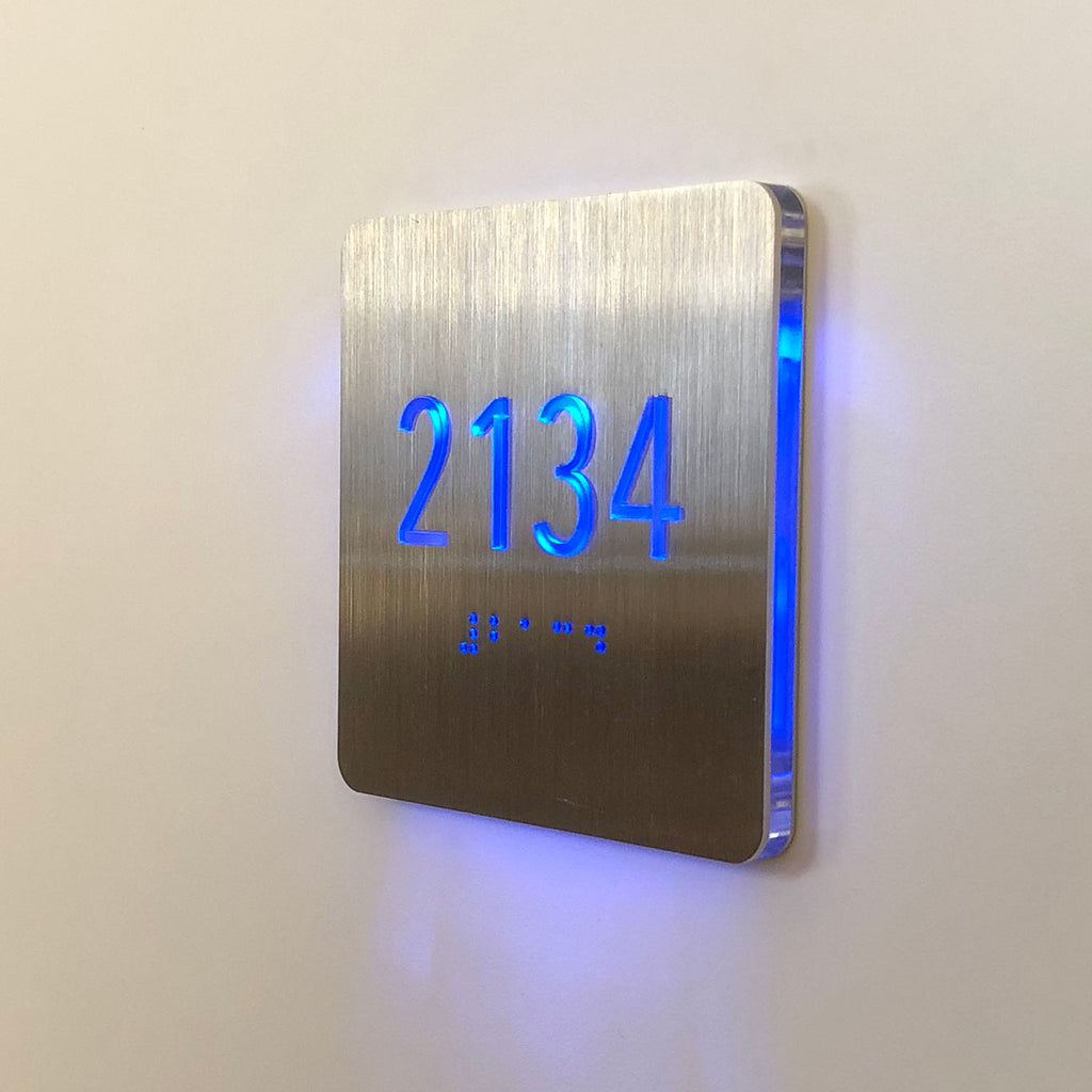 NMR-4X4 Unit Number Signage